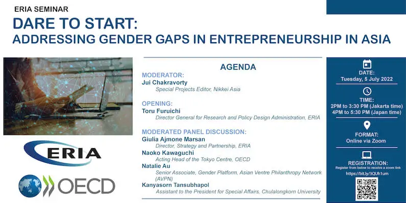 Dare to Start: Addressing Gender Gaps in Entrepreneurship in Asia