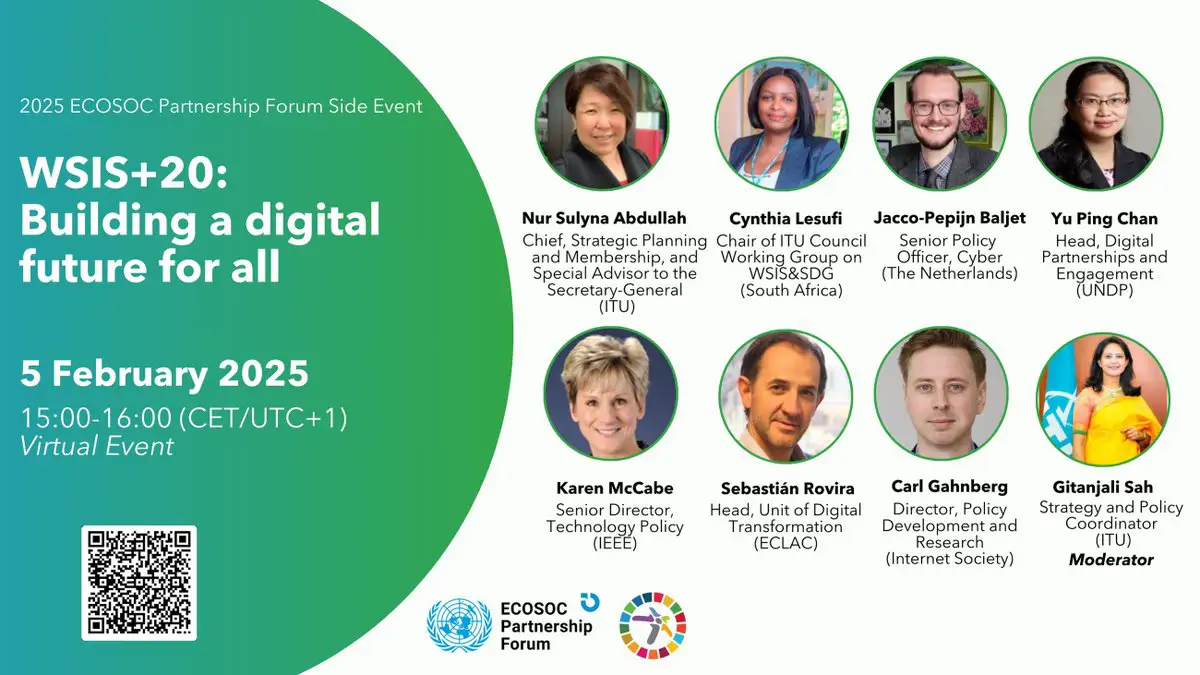 2025 ECOSOC Partnership Forum Side Event: WSIS+20: Building a digital future for all