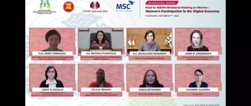 ERIA Talks Inclusive Digital Economy during the ASEAN Ministerial Meeting on Women Policy Dialogue