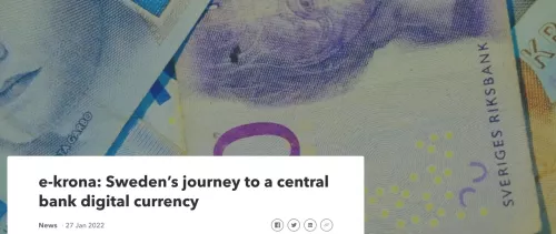 e-krona: Sweden’s journey to a central bank digital currency