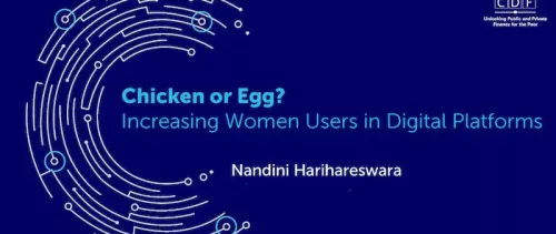 “Chicken or egg”: How to increase women users on digital platforms