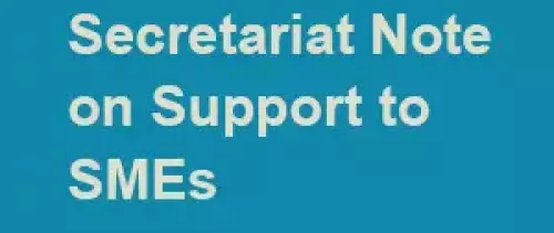 WCO Secretariat issues a Note on Support to SMEs