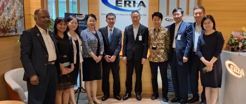 A Delegation from Zhejiang University, China Visits ERIA to Discuss Digital Economy, Start-up Ecosystems, and Sustainability in ASEAN