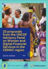 23 proposals from the UNCDF Advisory Panel on Women and Digital Financial Services in the CEMAC region