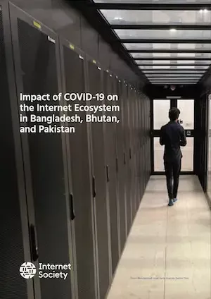 Impact of COVID-19 on the Internet Ecosystem in Bangladesh, Bhutan, and Pakistan