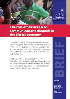 The role of fair access to communications channels in the digital economy