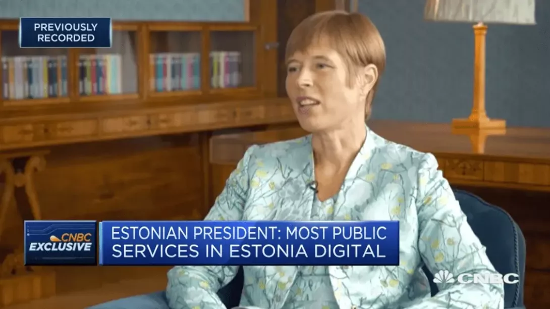 Estonian president: We have a generation grown up communicating digitally