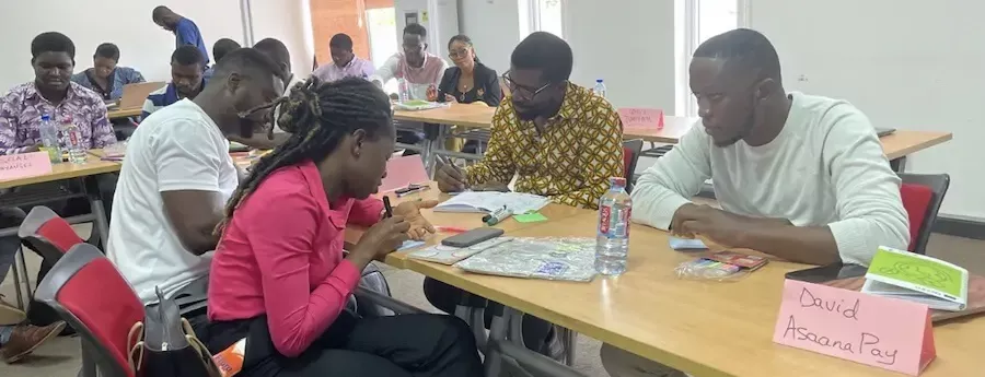 GrEEn builds design thinking skills of young fintech start-ups in Ghana