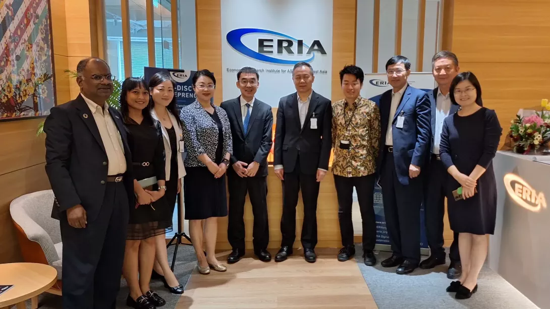 A Delegation from Zhejiang University, China Visits ERIA to Discuss Digital Economy, Start-up Ecosystems, and Sustainability in ASEAN