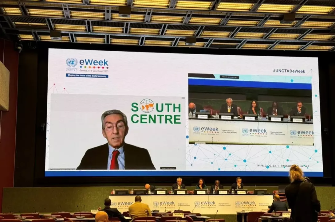 South Centre at UNCTAD e-week: a summary of the sessions on digital health, digital governance fragmentation and the global digital compact